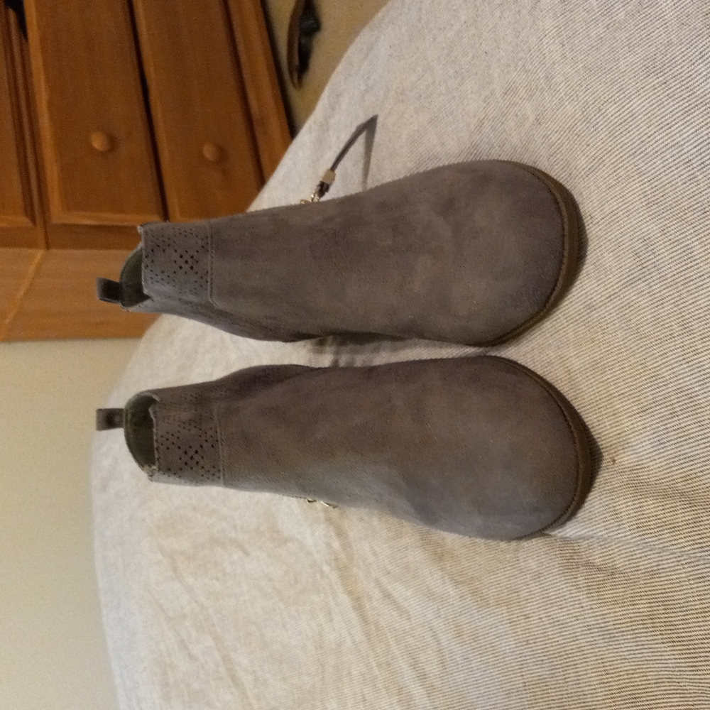 Grey Booties size 7.5
